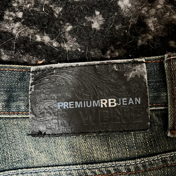 Raw blue 38/32 jeans with pocket design - Picture 6 of 7